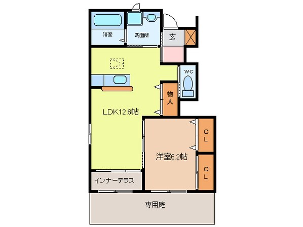 甚目寺駅 徒歩30分 1階の物件間取画像